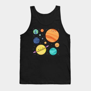 Cute solar system planets Tank Top